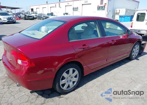 2006 Honda Civic Lx z USA, uszkodzony, nr VIN 1HGFA16556L024609
